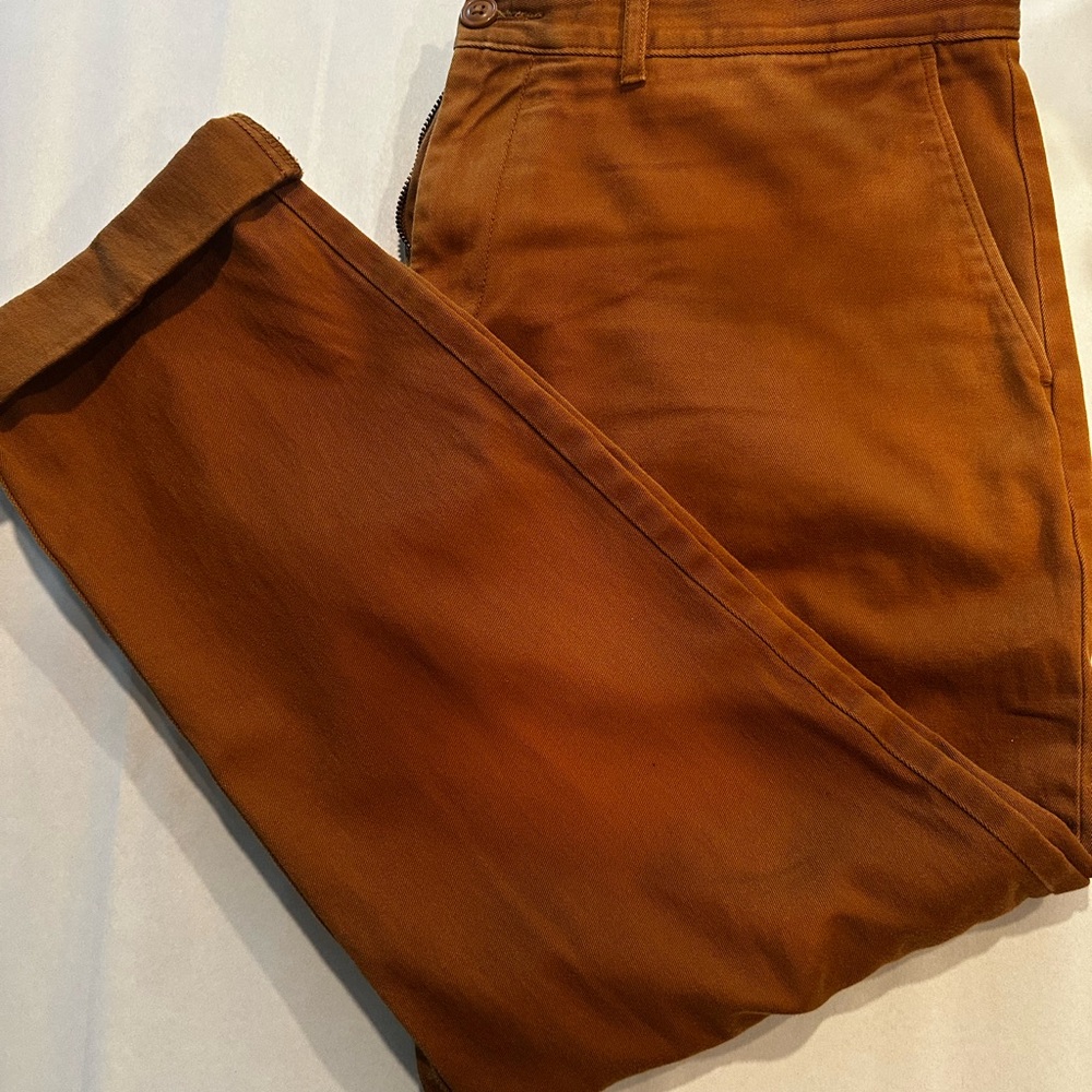 J. Crew Caramel / Tan 484 Slim Pants